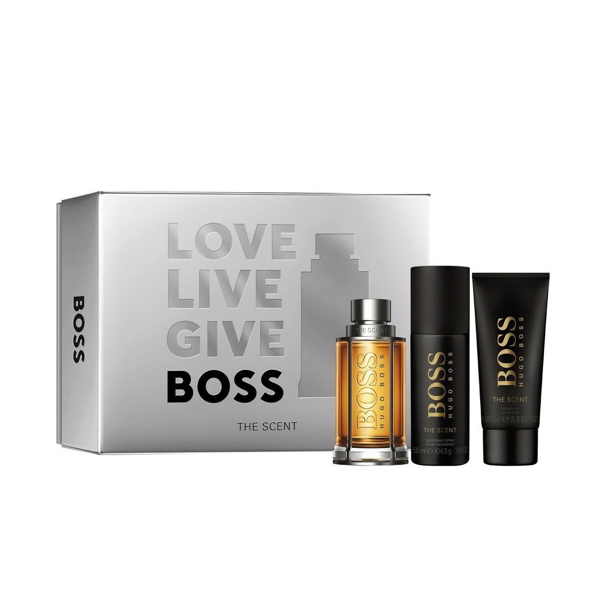 Men's Perfume Set Hugo Boss Boss The Scent 3 Pieces - SubliemPerfume