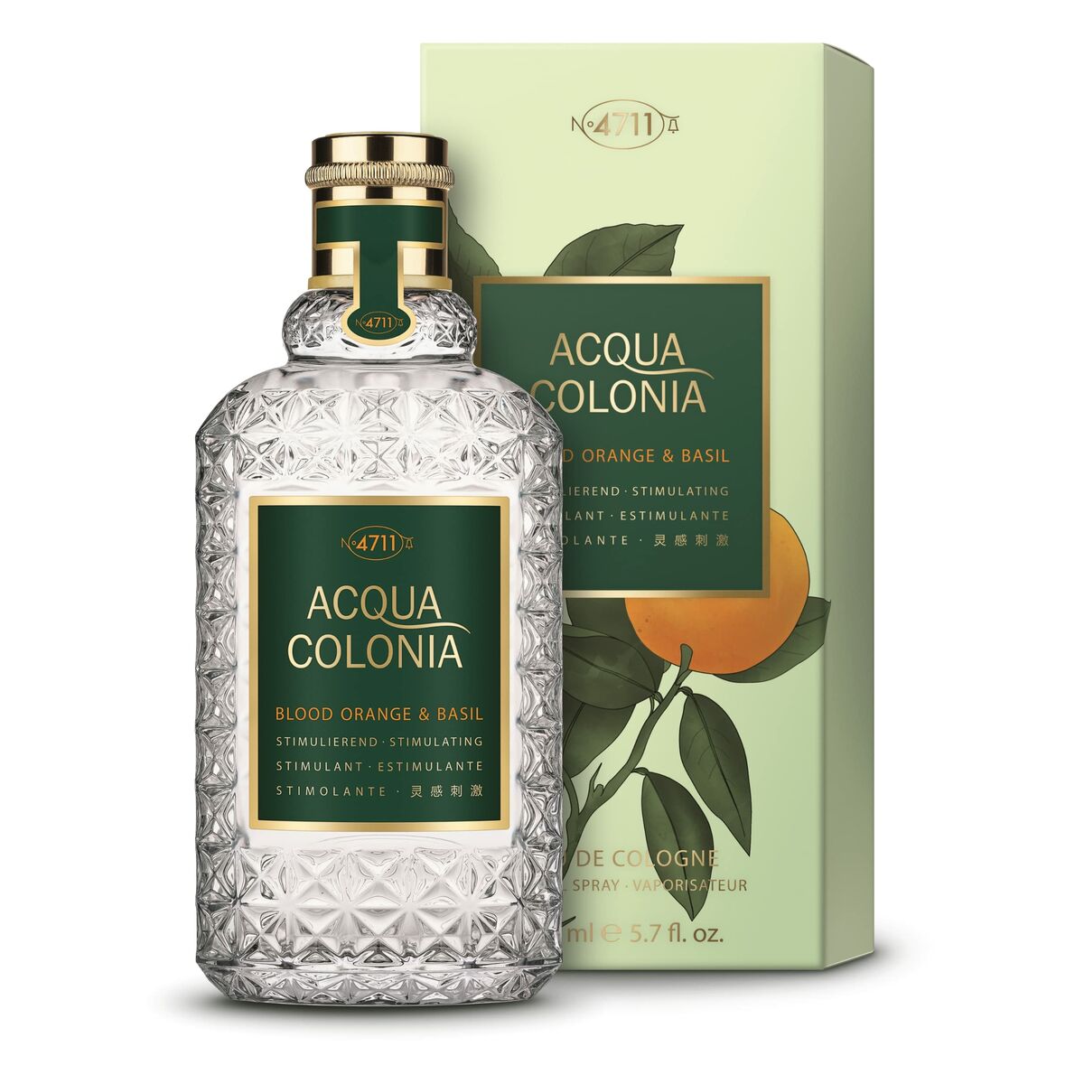 Unisex Perfume 4711 Acqua Colonia Blood Orange & Basil EDC (170 ml) - Subliem