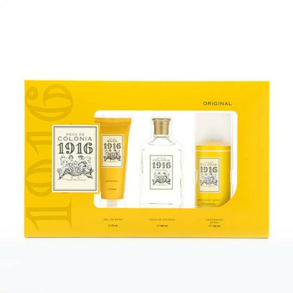 Unisex' Perfume Set Puig Agua de Colonia 1916 3 Pieces - Subliem