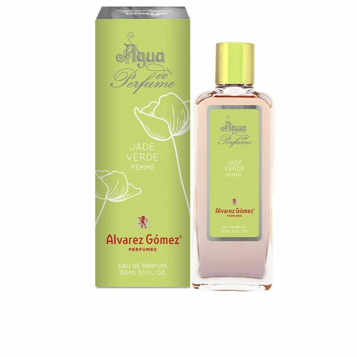 Women's Perfume Alvarez Gomez SA011 EDP Jade Verde Femme 150 ml - Subliem