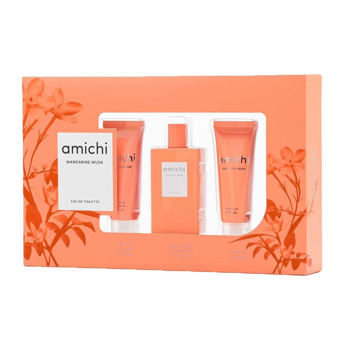 Women's Perfume Set Amichi Mandarine Musk 3 Pieces - Subliem