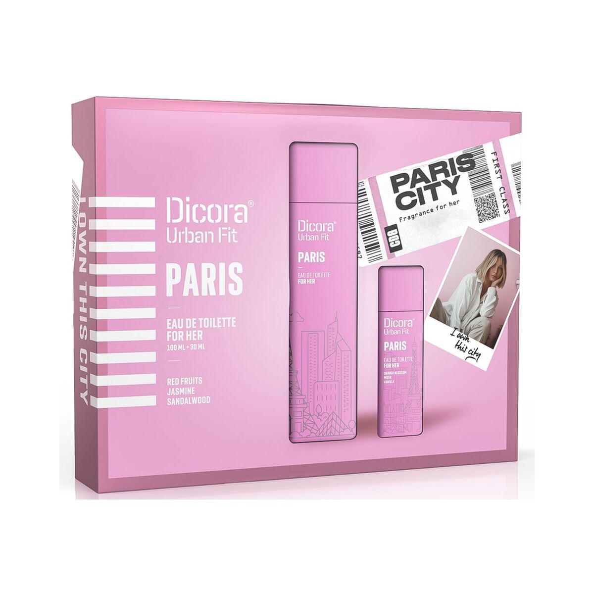 Women's Perfume Set Dicora Urban Fit Paris 2 Pieces - Subliem