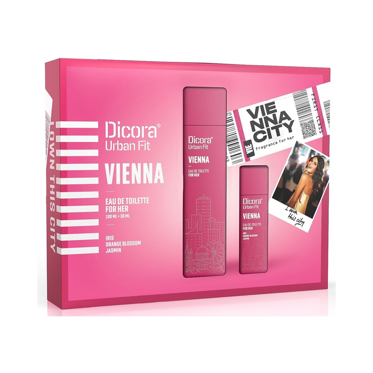 Women's Perfume Set Dicora Urban Fit Vienna 2 Pieces - Subliem