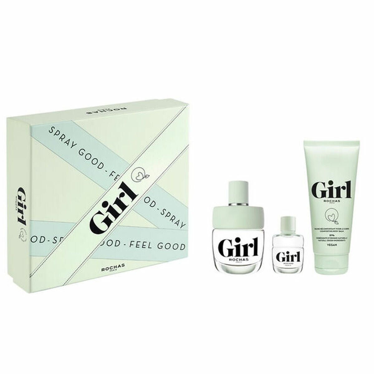 Women's Perfume Set Rochas Girl 3 Pieces - Subliem